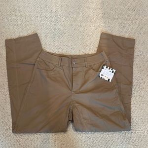 Khaki Fabric Pants